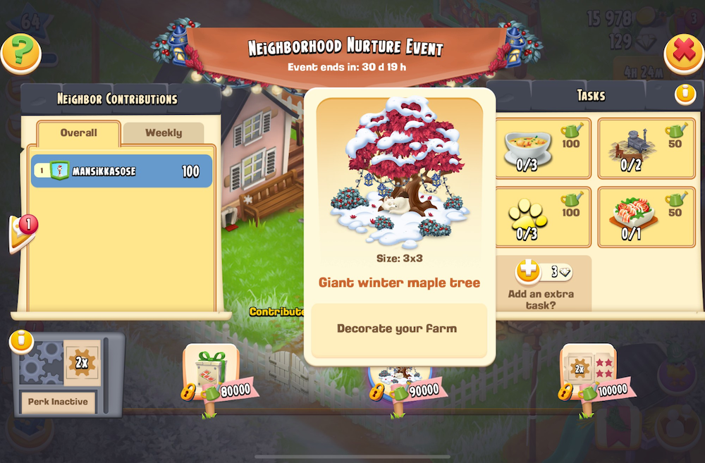 Supercell’s Hey Day added a collaborative event called Neighborhood Nurture

