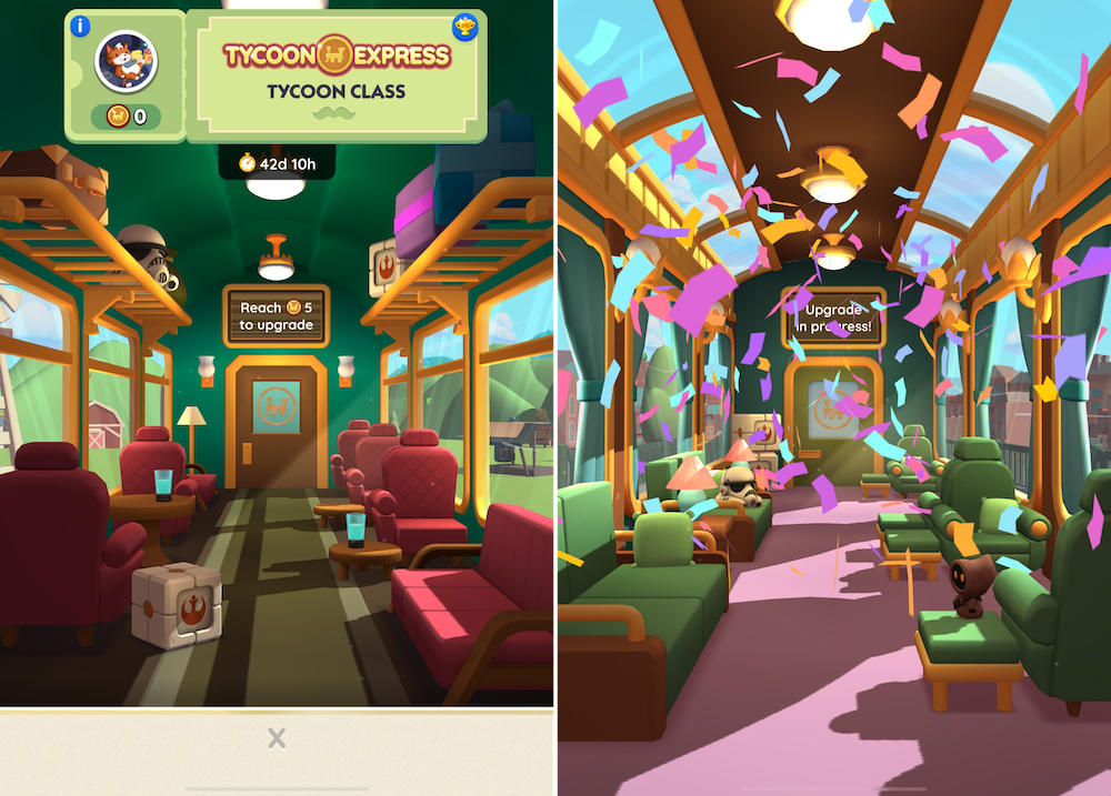 The Tycoon Express event in Monopoly GO! 
