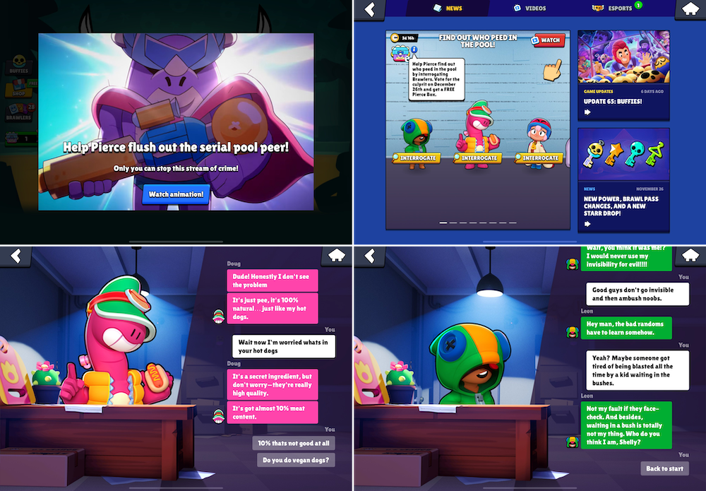 Brawl Stars' new narrative-driven event had players interrogating game characters
